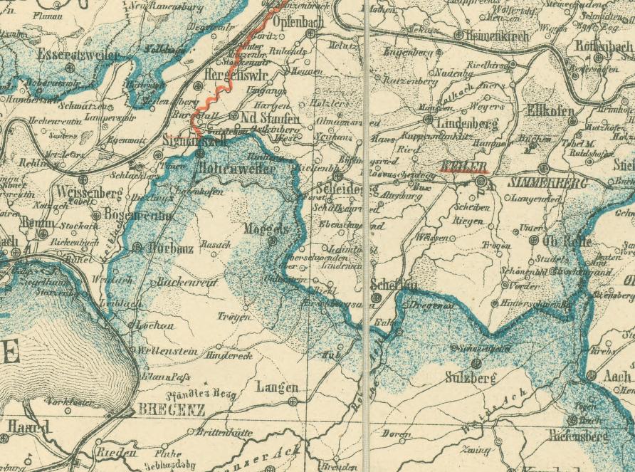 Historische Landkarte
